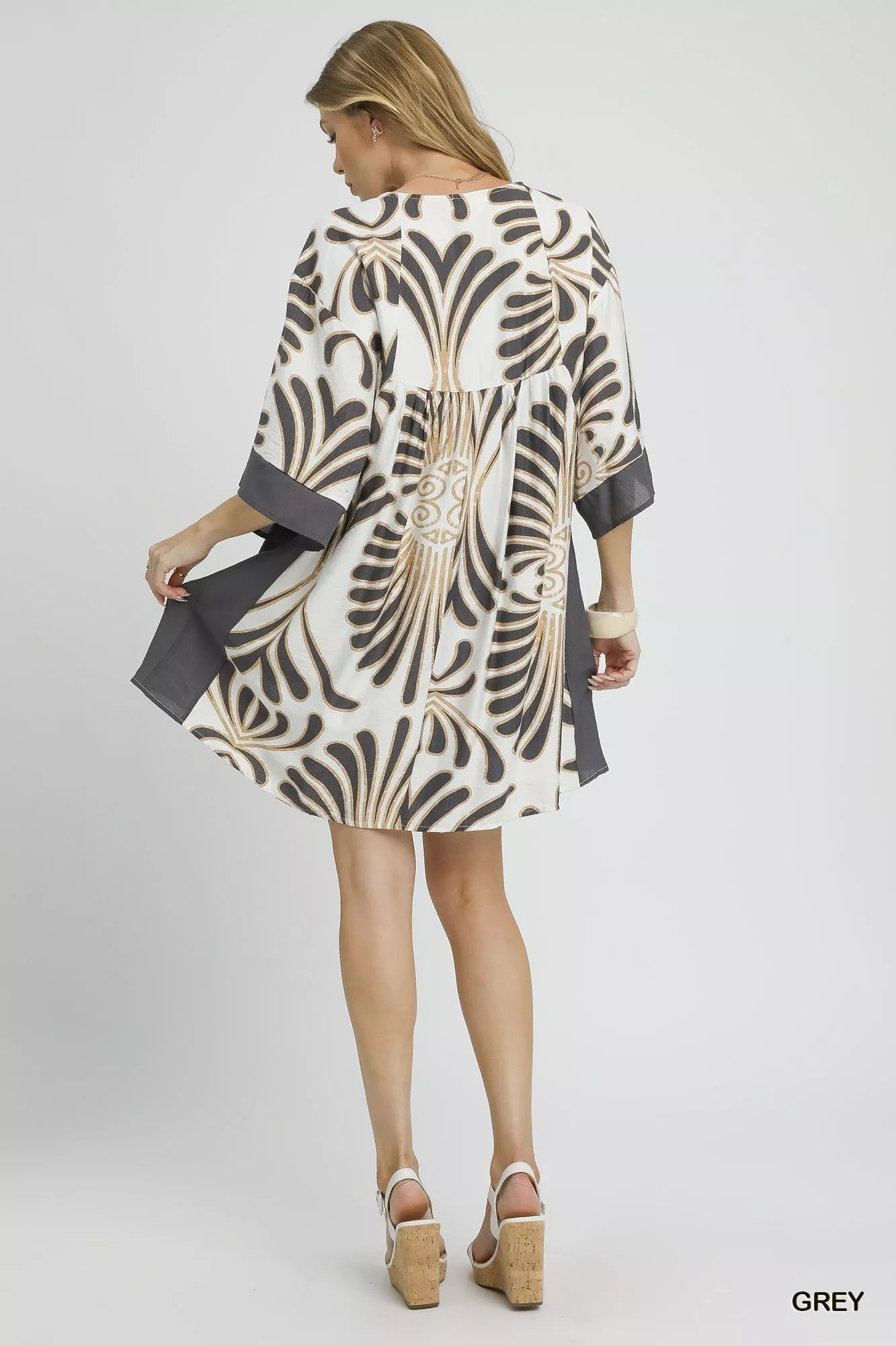 Sweet Serendipity Abstract Print Dress