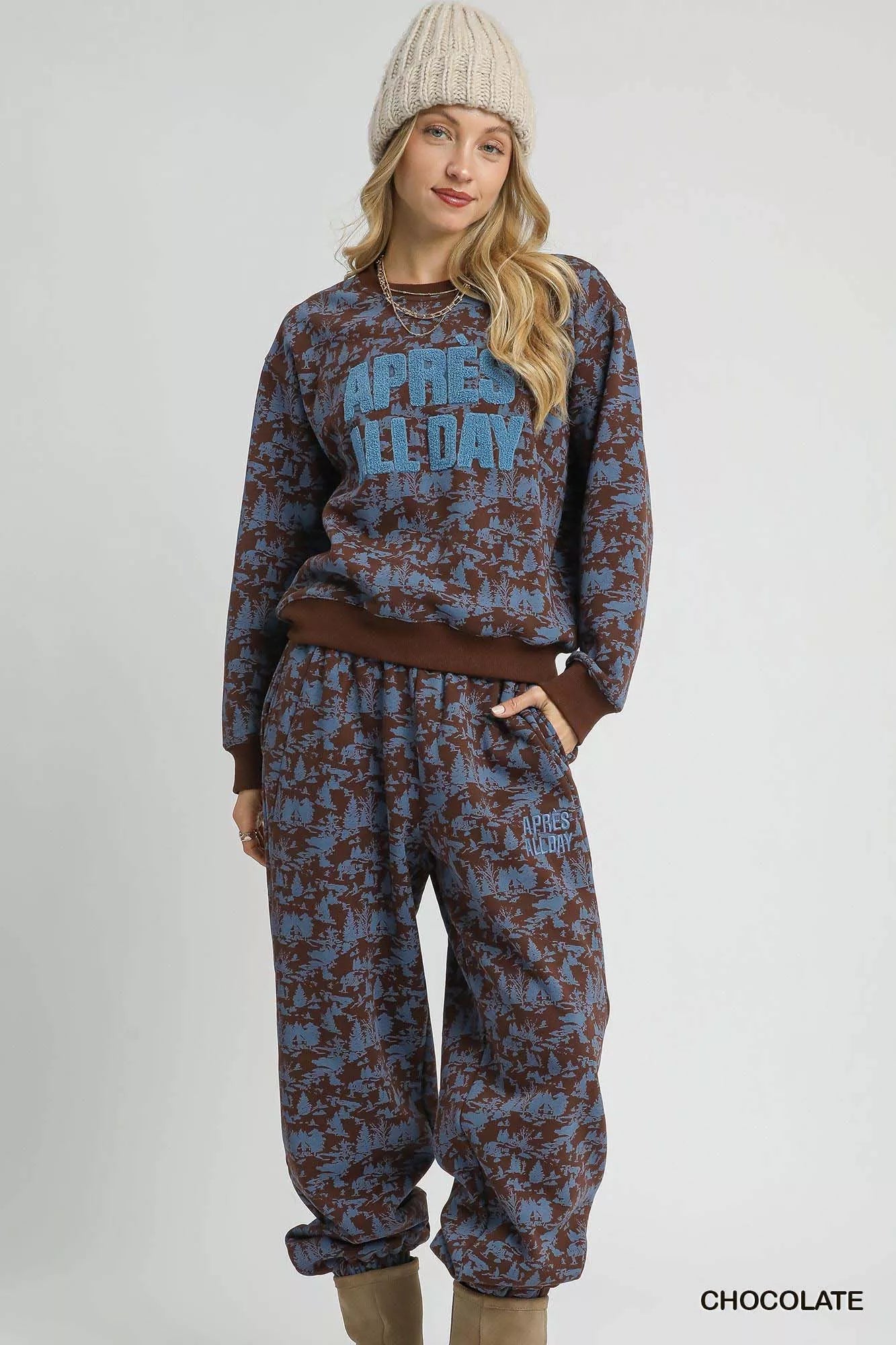 Scenic Views Cotton Mix Casual Sweatpants