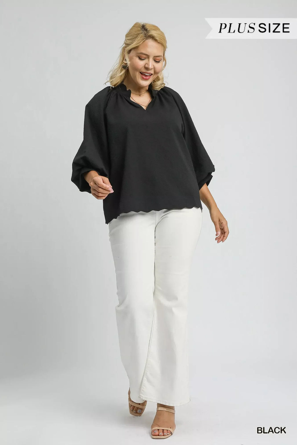 Classic Elegance Textured Blouse