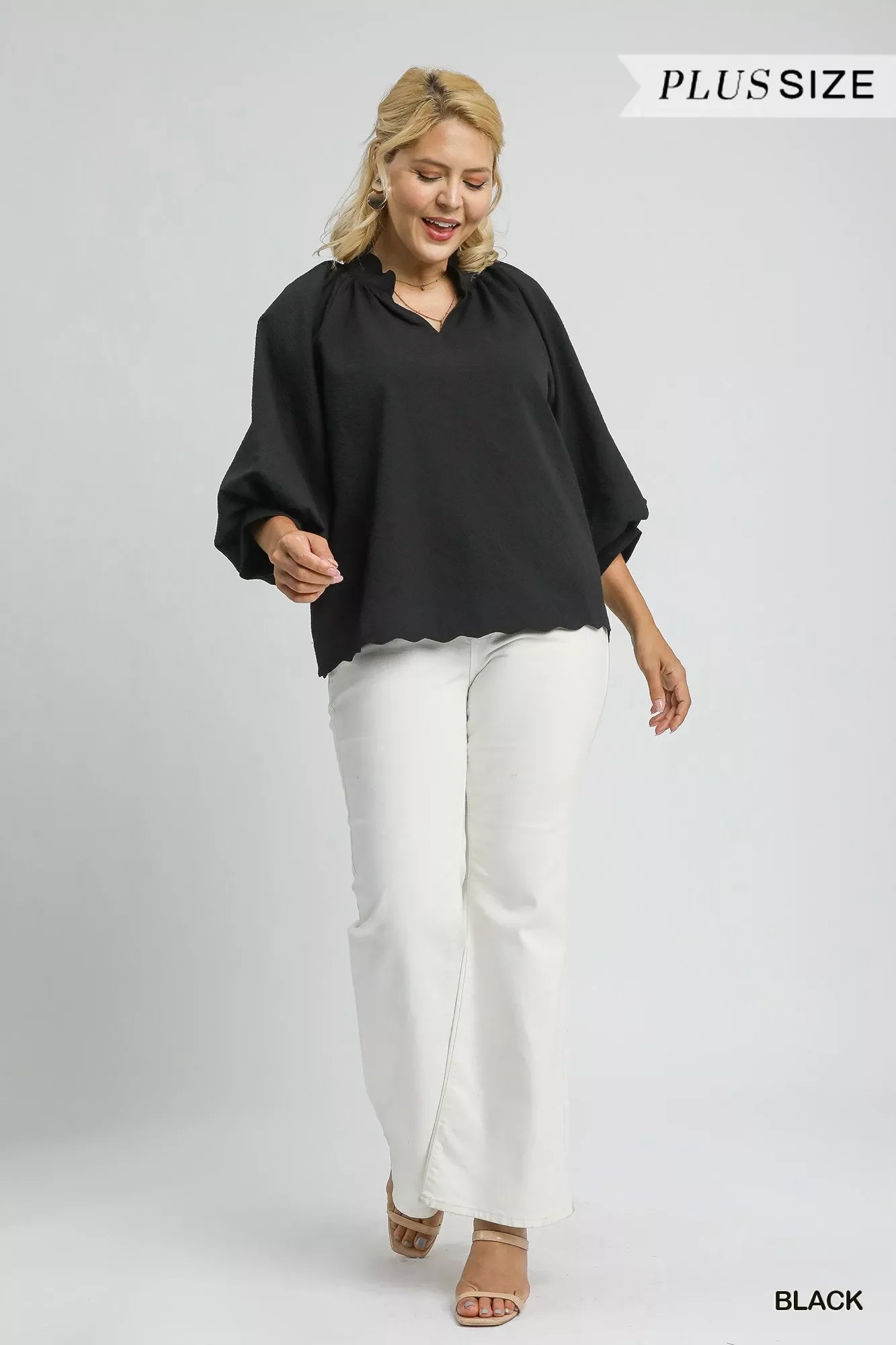 Classic Elegance Textured Blouse