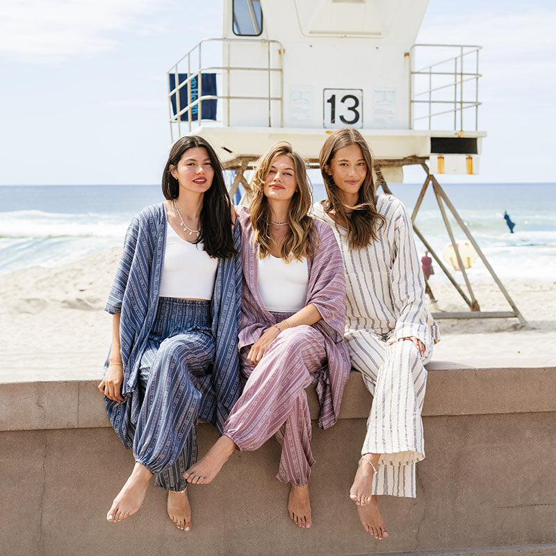Sailor Stripe Baja Pullover