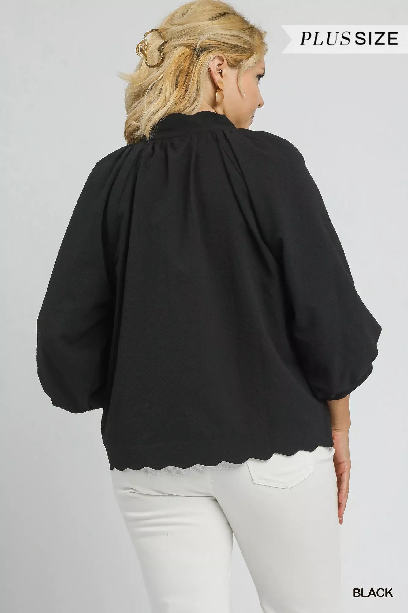 Classic Elegance Textured Blouse