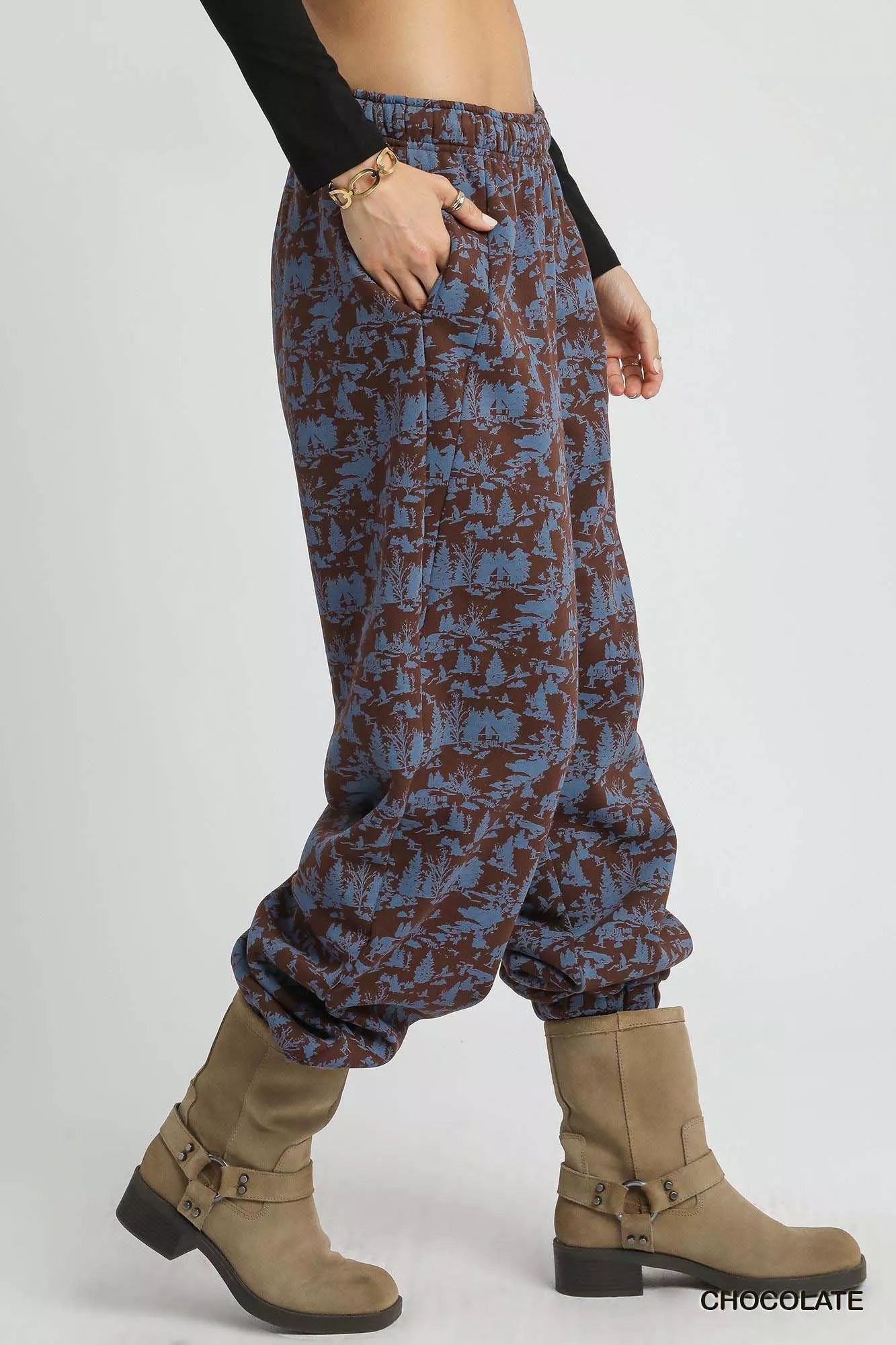 Scenic Views Cotton Mix Casual Sweatpants