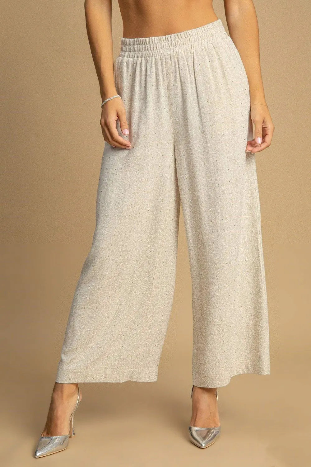 California Coast Sparkle Linen Pants