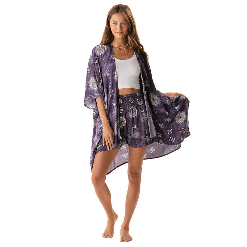 Mystic Plum Shorts Lounge Set
