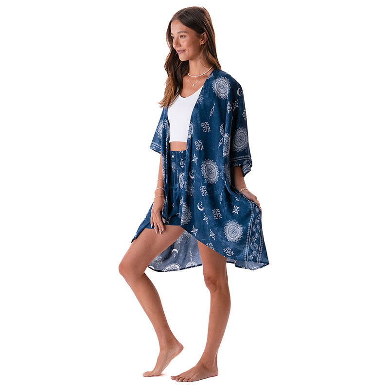 Nova Blue Shorts Lounge Set
