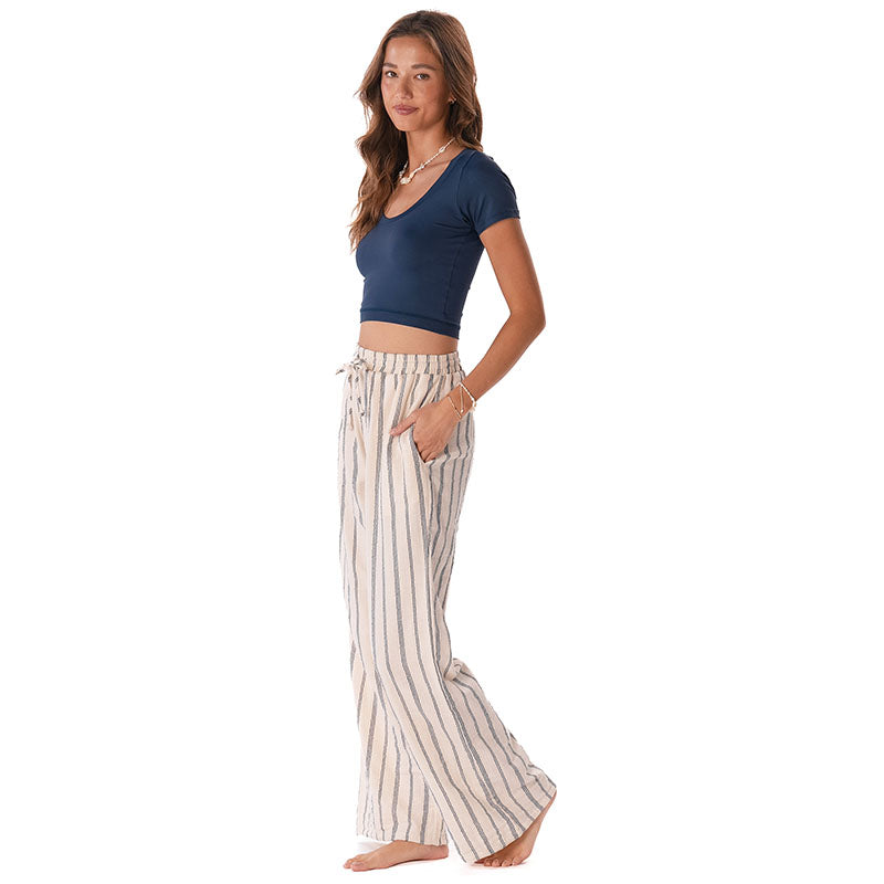 Sailor Stripe Cotton Cabana Pants