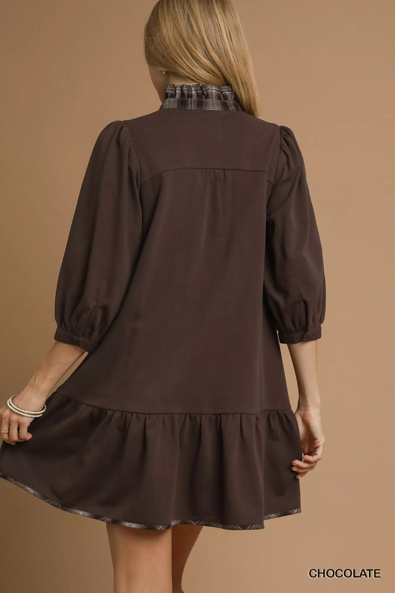 Weekend in Napa French Terry Cotton Blend Dress