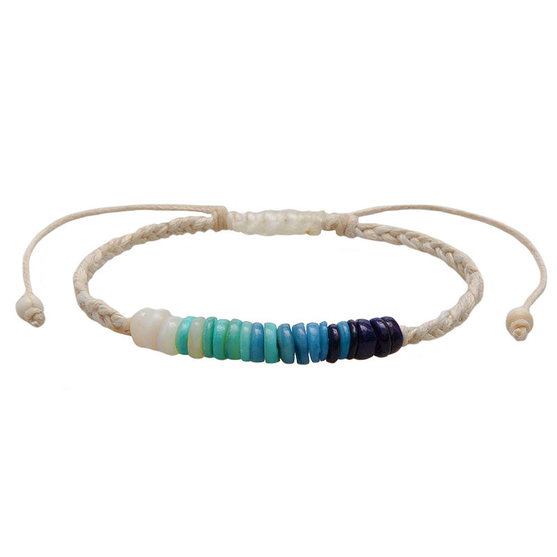 Paige Braided Puka Shell Bracelet