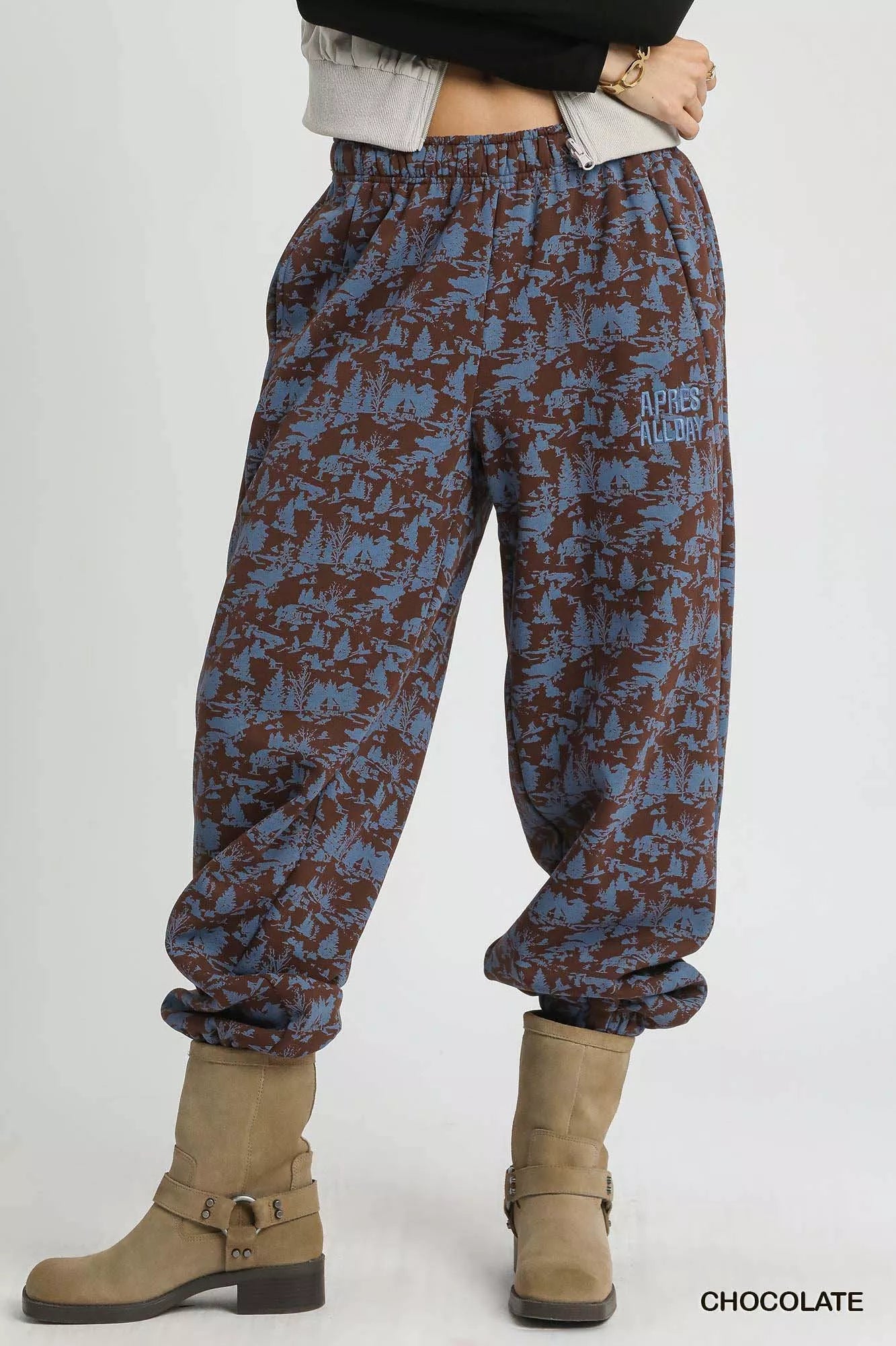 Scenic Views Cotton Mix Casual Sweatpants