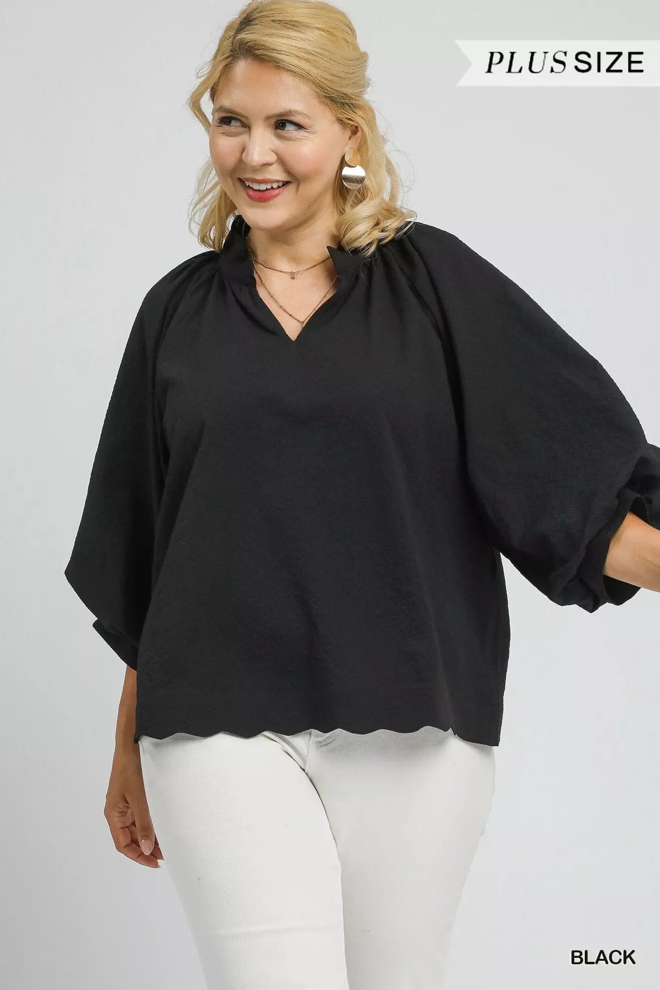 Classic Elegance Textured Blouse