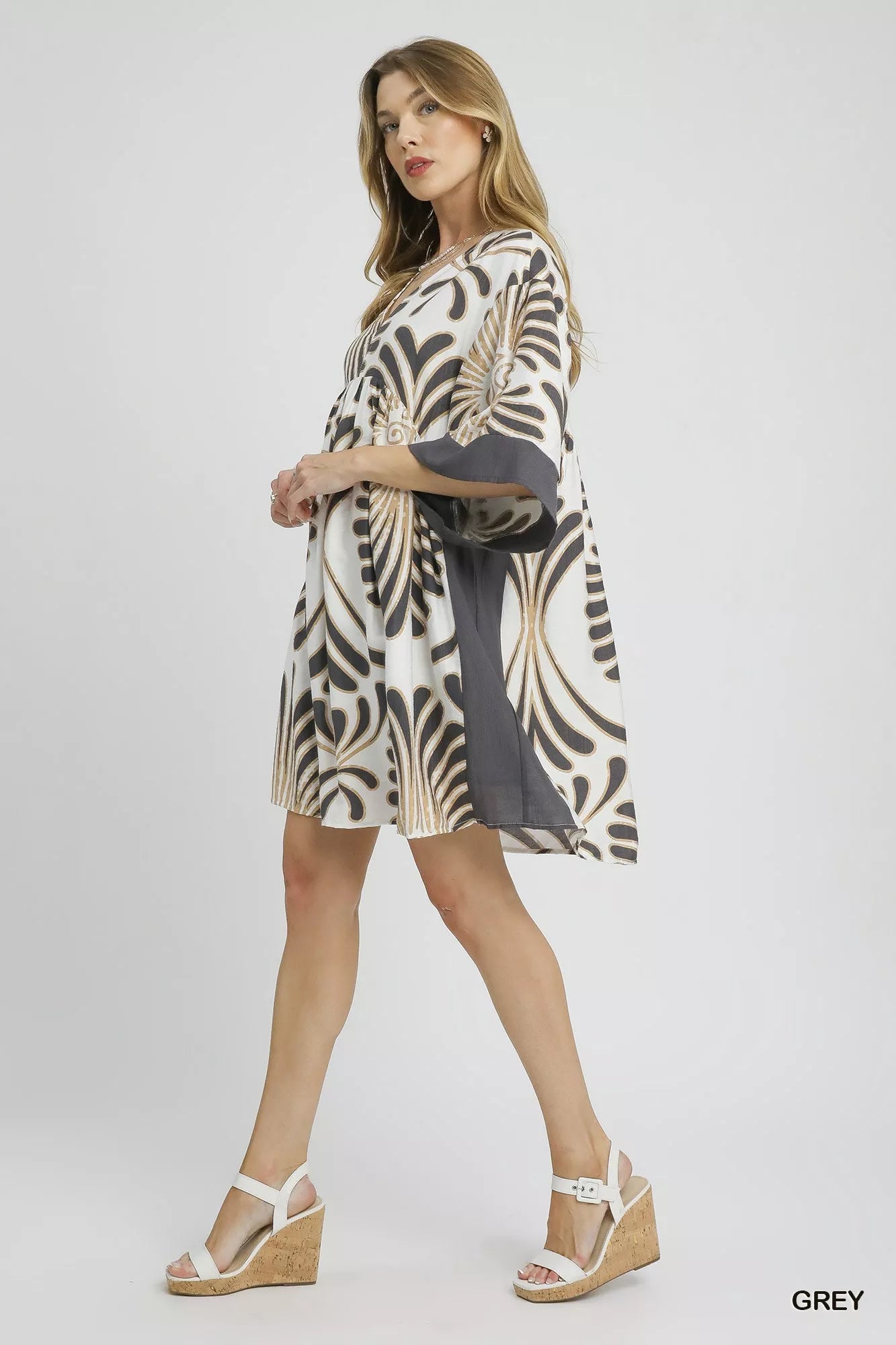Sweet Serendipity Abstract Print Dress